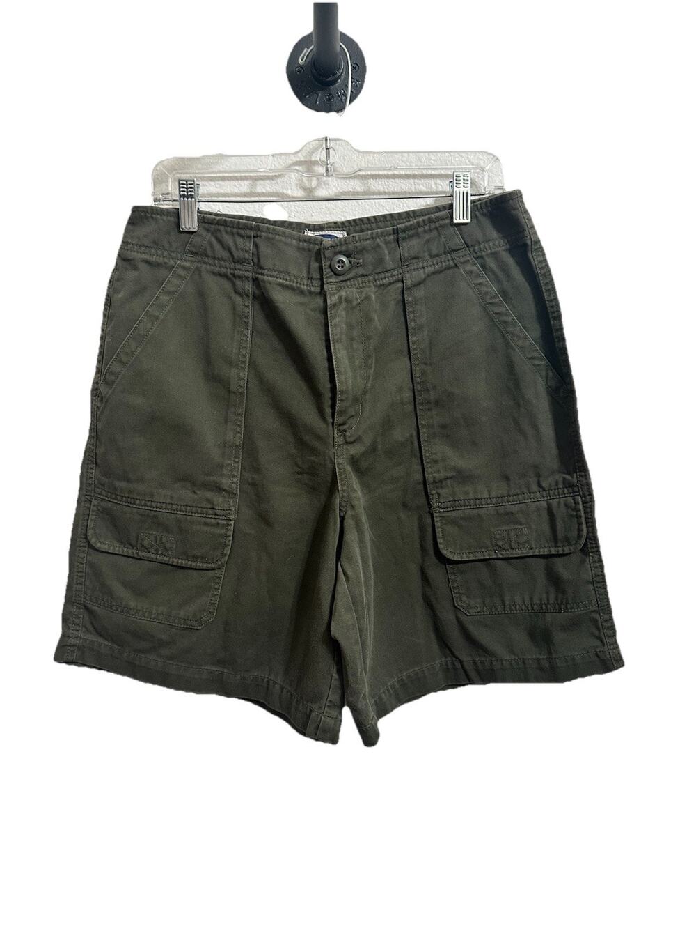 Vintage Essentials Style Women’s Green Chino 100% Cotton Outdoors Casual Size 12